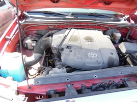 2007 TOYOTA TACOMA DOUBLE SR5 RED 4.0L AT 4WD Z17655